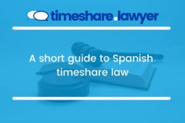 A short guide to Spanish timeshare law