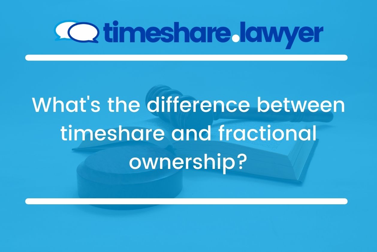timeshare and fractional ownership